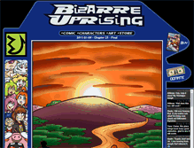 Tablet Screenshot of bizarreuprising.com